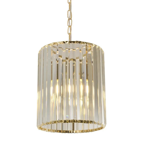 Crane Modern Luxe Crystal Pendant Light Gold