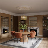 Crane Modern Luxe Crystal Pendant Light Gold