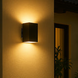 Lorsa LED IP65 Tri-Colour Exterior Square Tube Wall Light