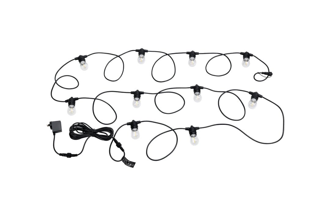 Festoon 10 light LED IP55 weatherproof Light Set Linkable Roundabout