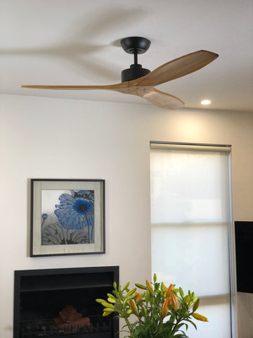 Fanco Wynd DC 3 Blade Timber 54'' 1370mm Remote Ceiling Fan