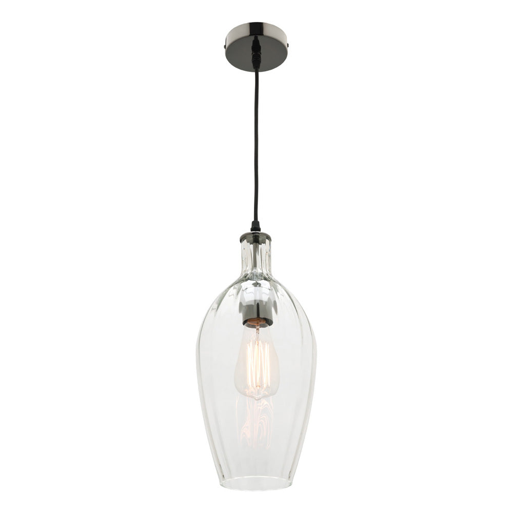 Clear glass hanging shop pendant lights