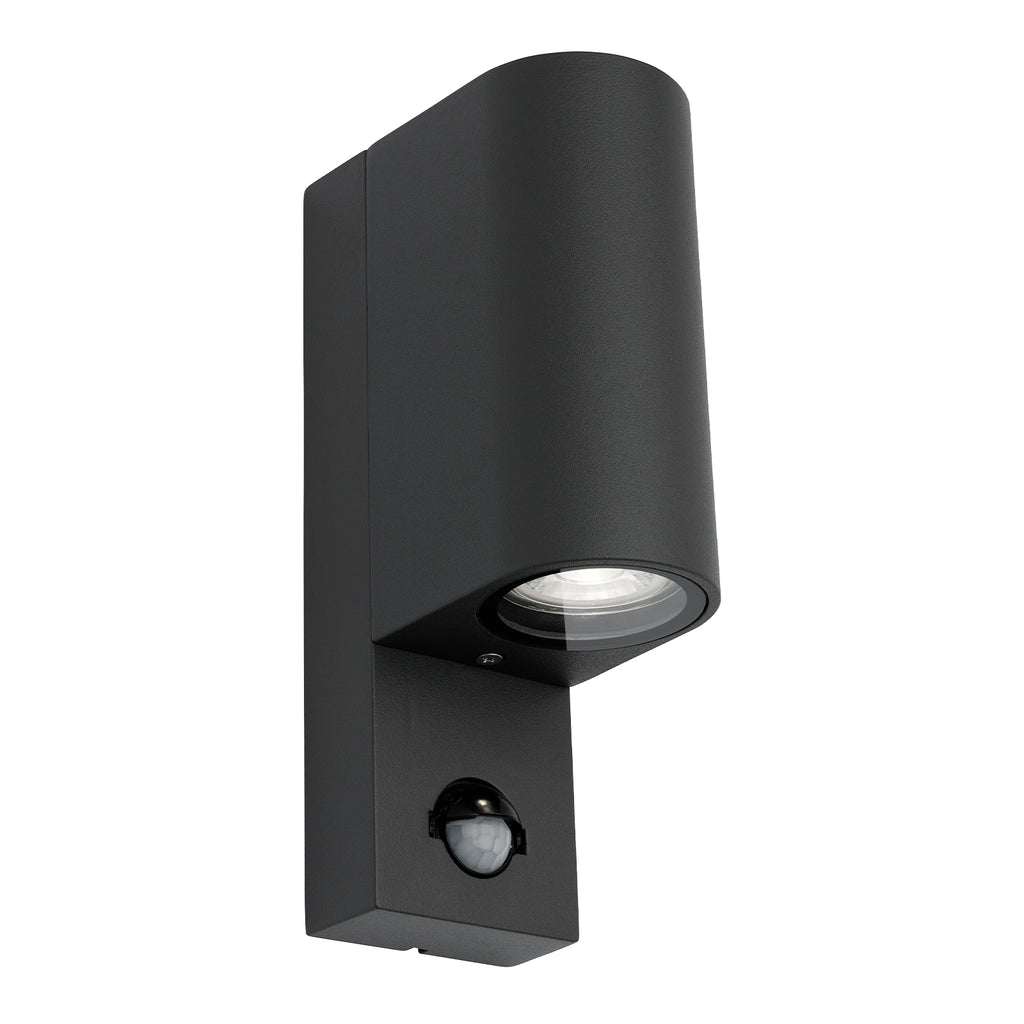 Marvin II LED Up/Down Exterior Metal Wall Light Black Roundabout Lighting