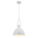 Terrence 1lt Metal Dome Cord Pendant Light
