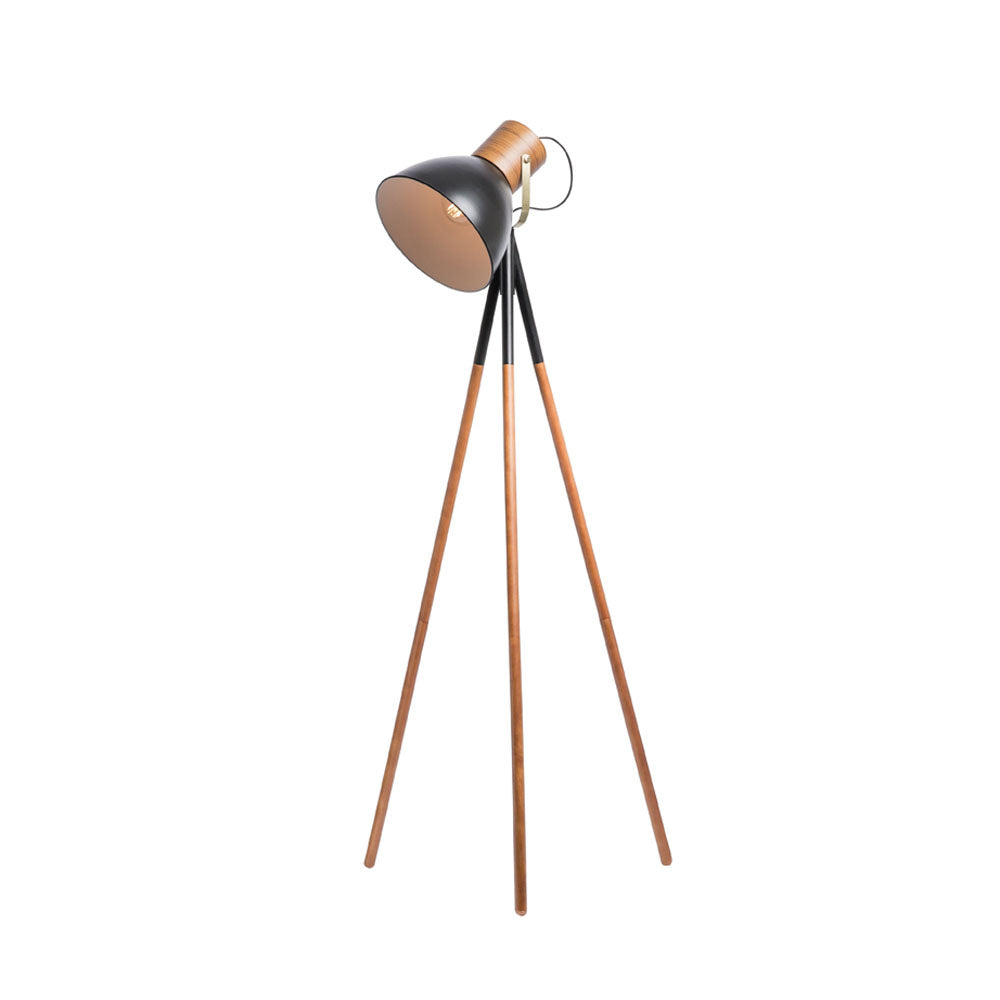Drei tripod black online floor lamp