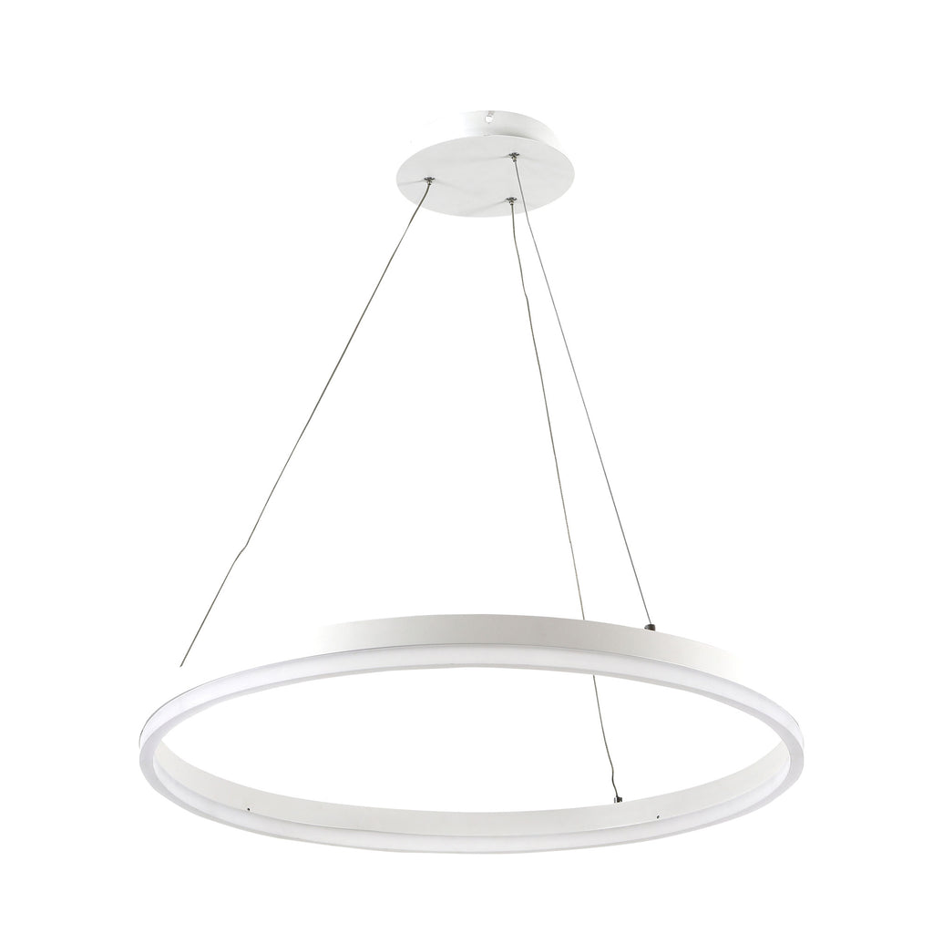 Cronus 60cm LED Hanging Round Halo Ring Pendant Light Roundabout