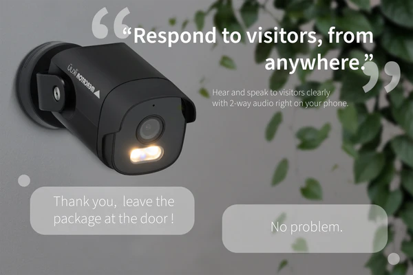 Secure your Home with Mercator Ikuü Austin Weather-Resistant Security Camera