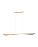 Natalie LED Linear Pendant Light Bar Timber