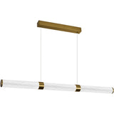 Charm Ribbed LED Linea Pendant Light Bar