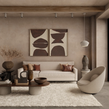 Munia Ribbed Paintable Gypsum Plaster Finish Pendant Light