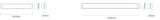 Blade LED Linea Bar Batten Tricolour CCT White