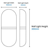 Bower 6w LED Capsule Alabaster Stone Wall Light Natural