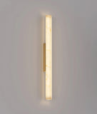 Flecha Faux Marble Angle LED Wall Light Brass