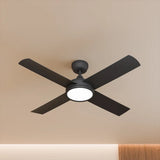 Calibo Breeze Silent Pro AC 4 Blade ABS Wall Control Ceiling Fan with LED Light