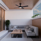 Calibo Breeze Silent Pro AC 4 Blade ABS Wall Control Ceiling Fan with LED Light
