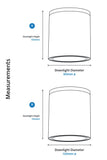 Glider LED Surface Mount Downlight Can