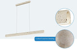 Inspire Crafted Travertine Pendant Beige