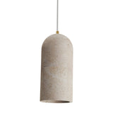 Inspire Crafted Travertine Pendant Beige