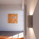 Inspire Crafted Travertine Up/Down Indoor Wall Light Beige