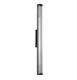 Junco LED Exterior Ribbed Glass Linea IP65 Wall Light Black