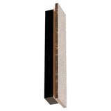 Orville LED Rectangle Travertine Backlit Stone Wall Light Natural