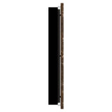 Orville LED Rectangle Travertine Backlit Stone Wall Light Natural