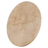 Orville LED Round Travertine Backlit Stone Wall Light Natural