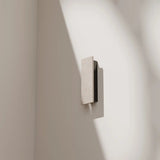 Orville LED Rectangle Travertine Backlit Stone Wall Light Natural
