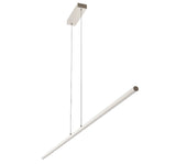 Aeris Fluted/Ribbed LED Linear Bar Pendant Light
