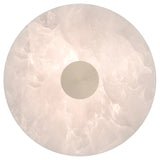 Bower Alabaster LED Round Stone Wall Light