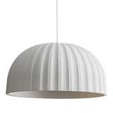 Rachis 1 Light Polymer Resin E27 Pendant White