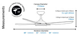 Calibo Vanga 4 Blade DC Remote Smart Wifi Ceiling Fan