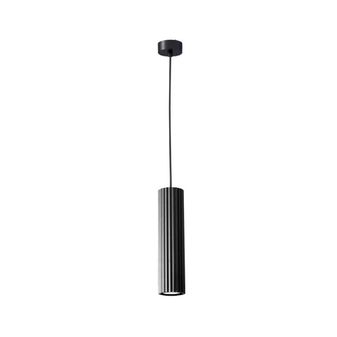 Canary GU10 1 Light Ribbed Tube Pendant