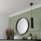 Canary GU10 1 Light Ribbed Tube Pendant