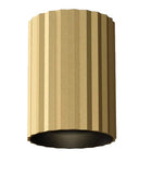Canary GU10 Surface Mount Ribbed Downlight Can