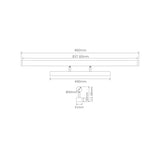 Domus Mirror Adjustable LED Wall Bathroom Vanity Light