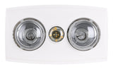 Eglo Laredo Bathroom 3in1 Light/Heat/Exhaust Fan White