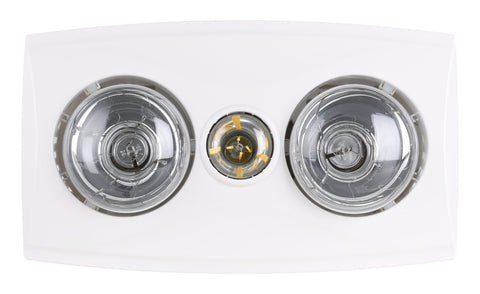 Eglo Laredo Bathroom 3in1 Light/Heat/Exhaust Fan White