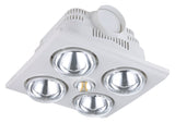 Eglo Laredo Bathroom 3in1 Light/Heat/Exhaust Fan White