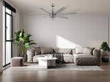 Eglo Tourbillion 60'' 1520mm 7 Blade Metal DC Remote Ceiling Fan Titanium