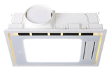 Eglo Marrakesh Bathroom 5 in 1 PTC Heat/LED Light/Night Light/Fan/Exhaust White