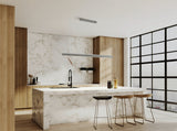 Channing 1800mm LED Linear Pendant Light – Grey Refined Concrete