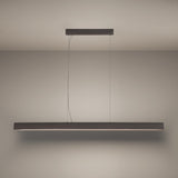Channing 1800mm LED Linear Pendant Light – Grey Refined Concrete
