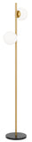 Figaro 2lt Floor Lamp with Opal Ball Shades