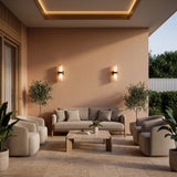 Albast Alabaster Glass Up/Down Wall Light