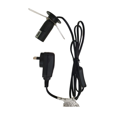 Himalayan Salt Lamp Safe 12volt SES E14 Night Light Replacement Power Cord Set