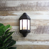 Fenchurch Metal Wall Exterior Light with Clear Glass