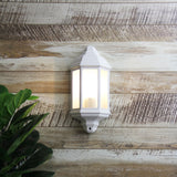 Fenchurch Metal Wall Exterior Light with Clear Glass