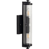 Rockford 2 Light Wall Vanity Light with Ribbed Glass