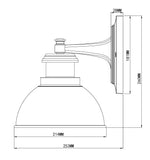 Terminal Wall Exterior Light Bronze